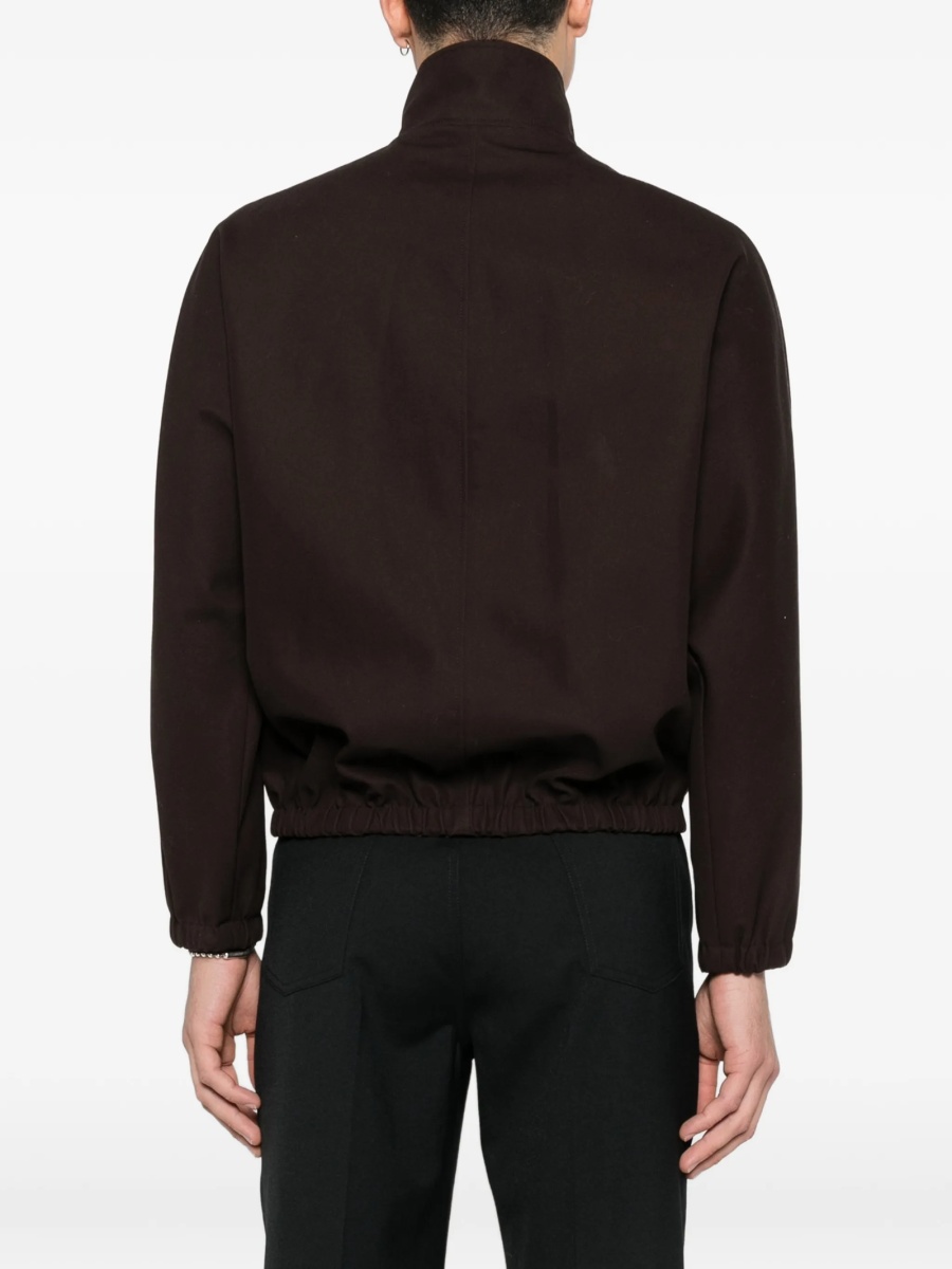 Bomber jacket COURRÈGES maro din bumbac - Img 4