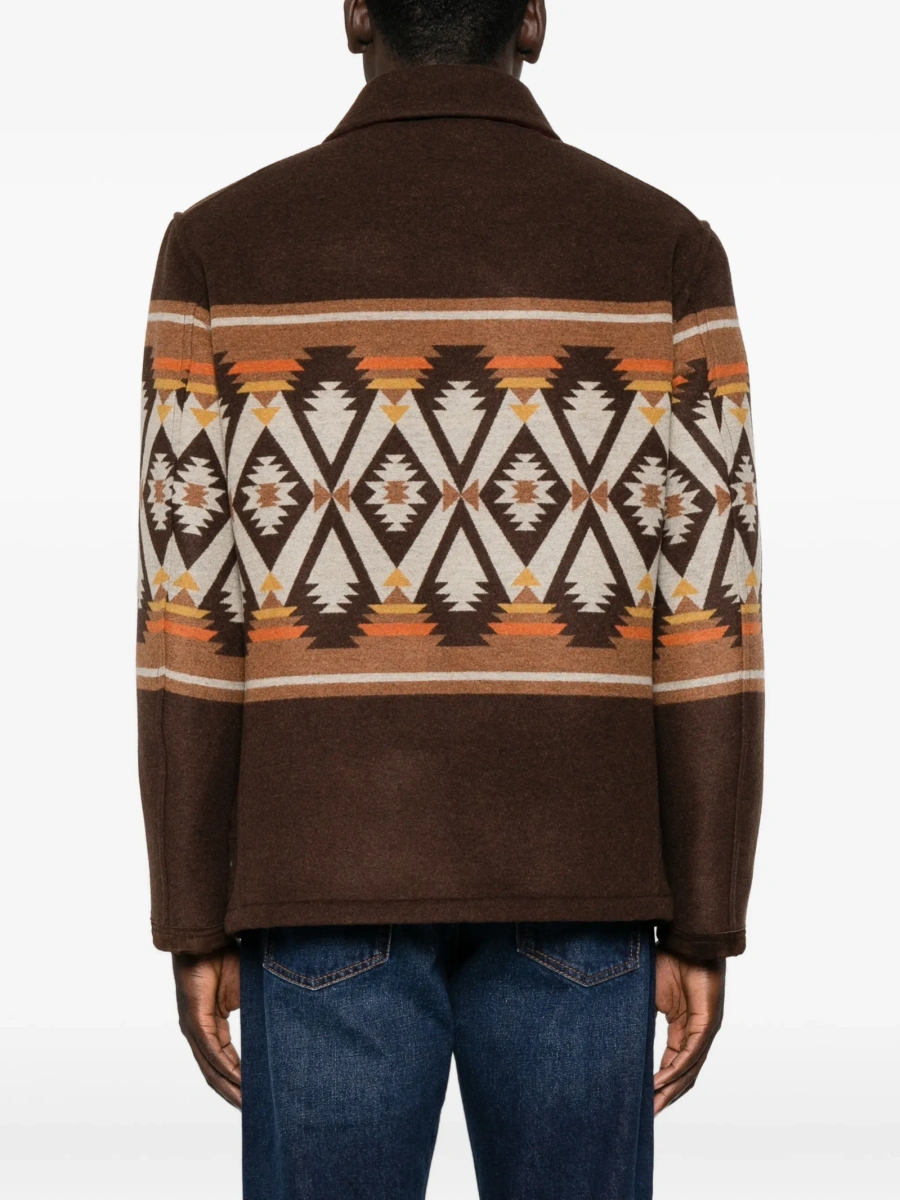 Bomber jacket Fay maro din poliamida si poliuretan - Img 4