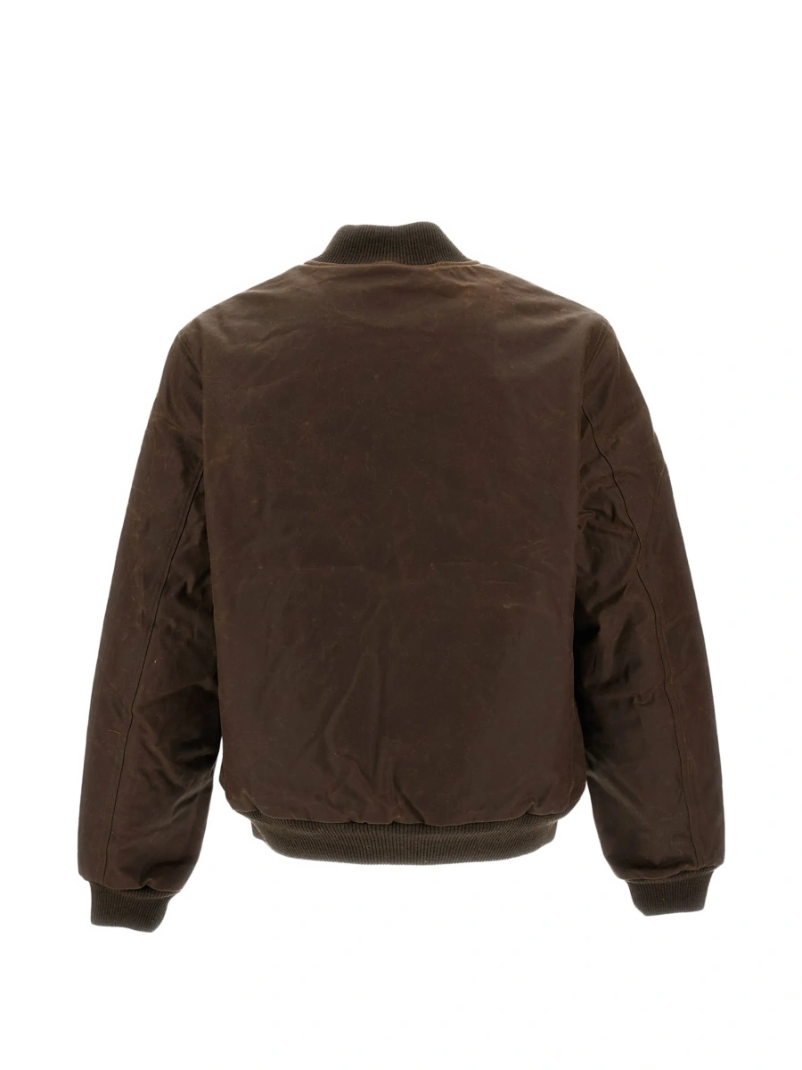Bomber jacket MANIFATTURA CECCARELLI maro din bumbac - Img 2