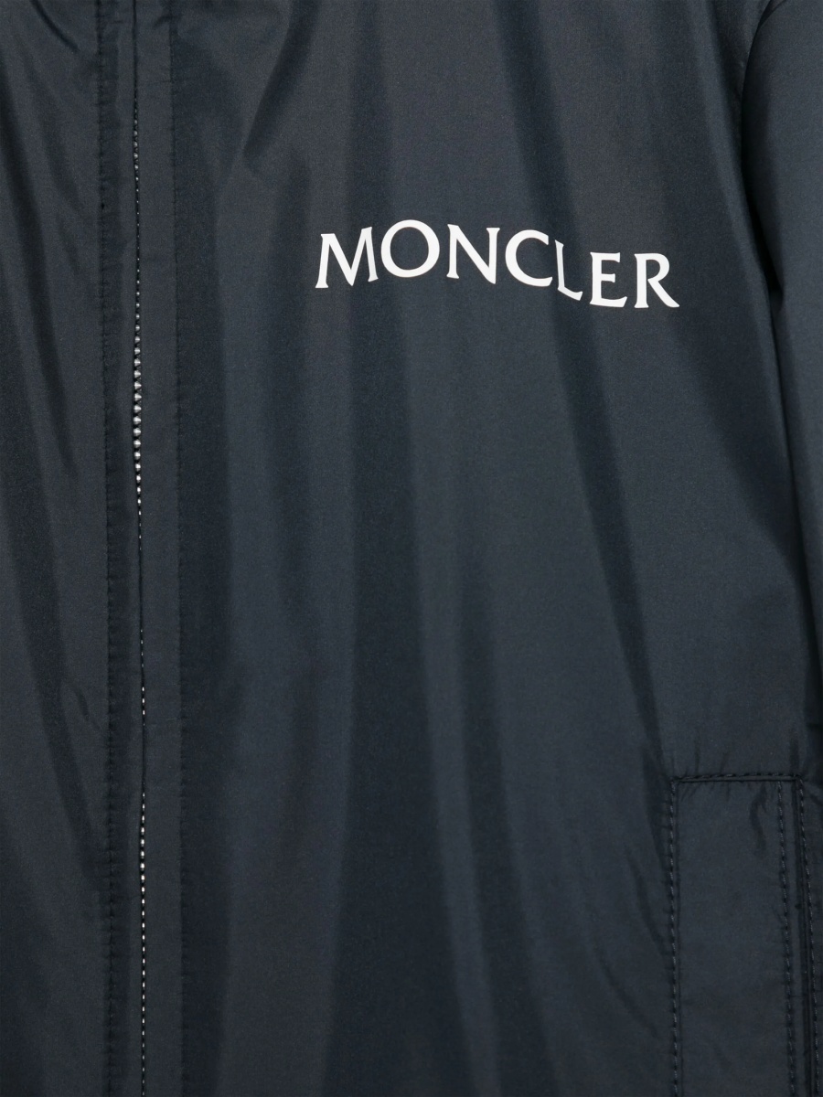 Bomber jacket Moncler albastra din polyester - Img 3