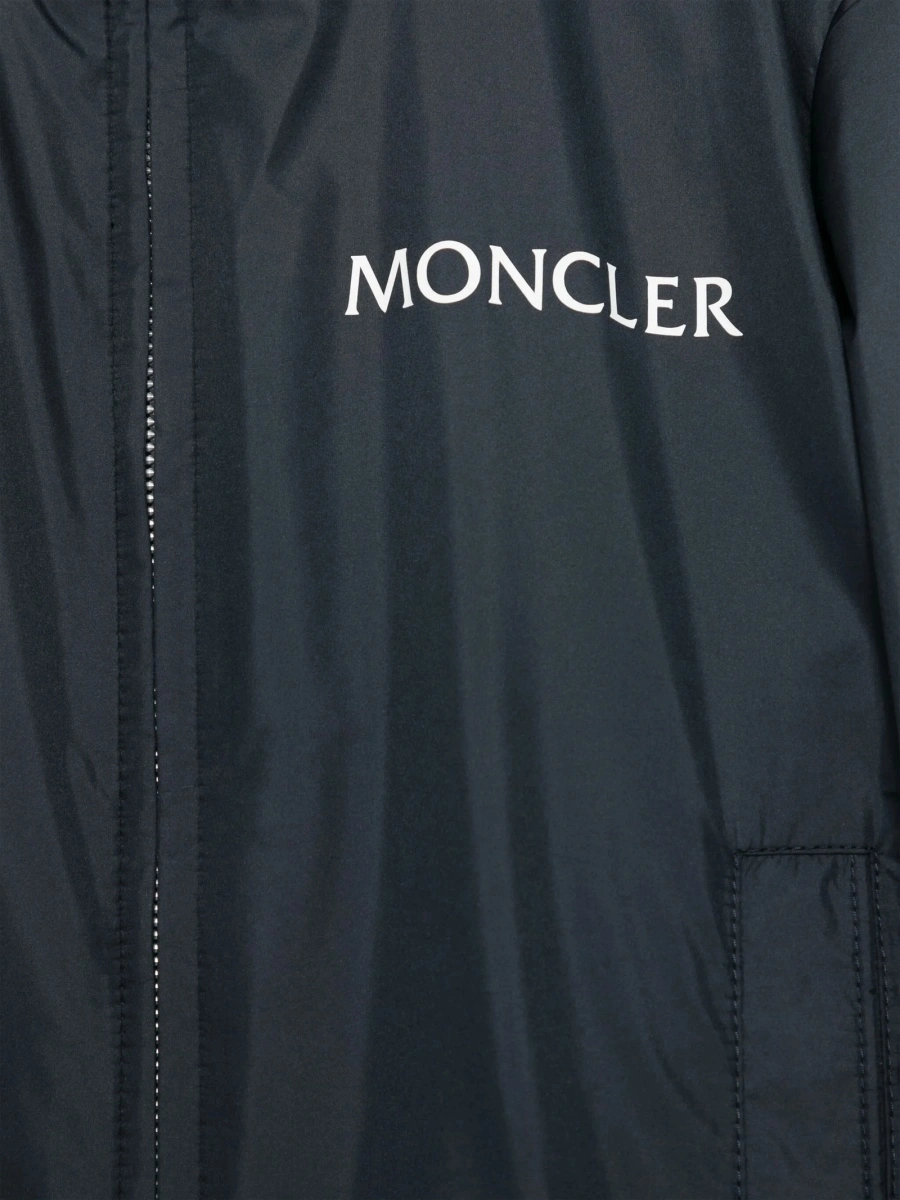 Bomber jacket Moncler albastra din polyester - Img 3
