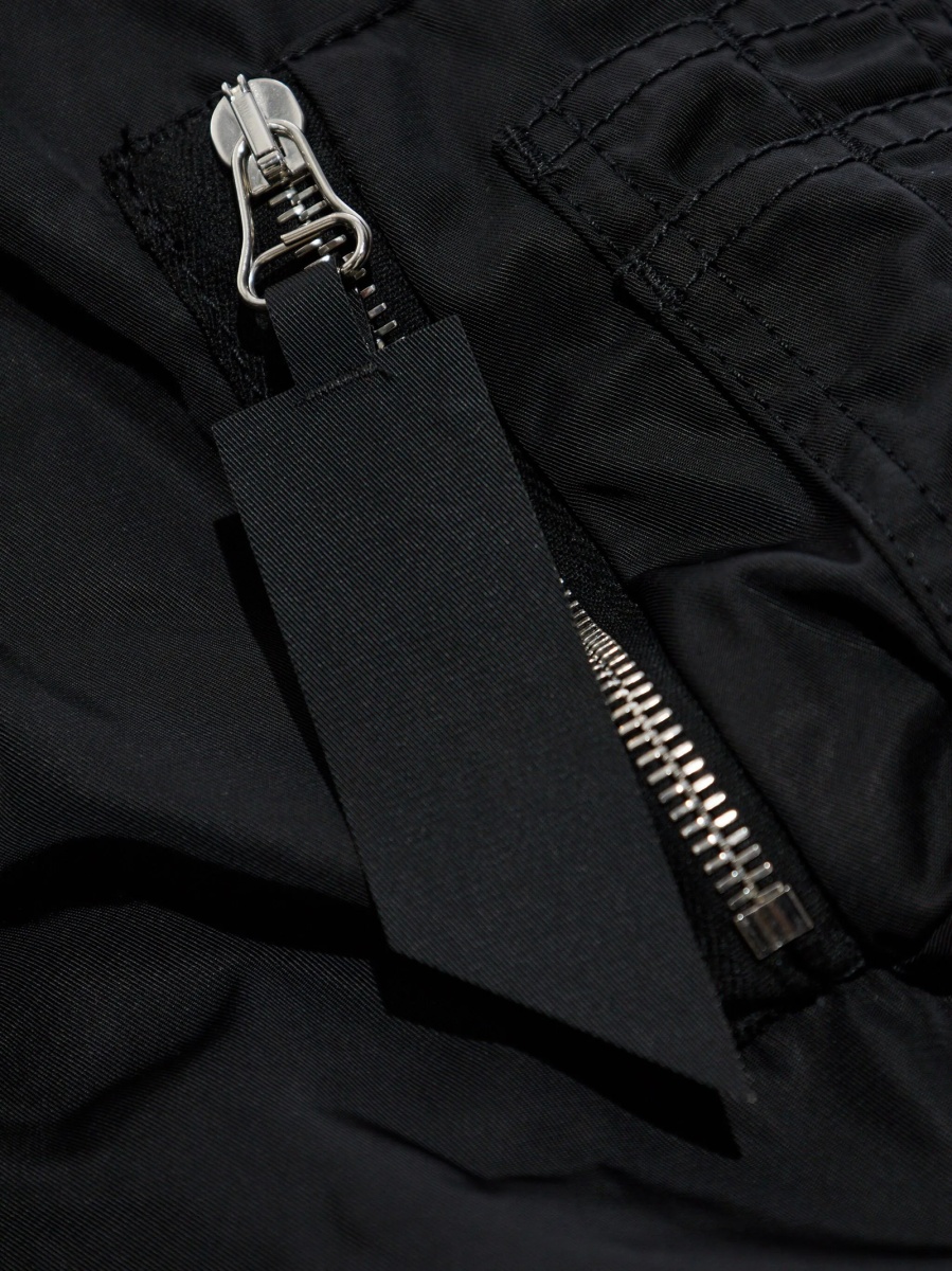Bomber jacket THE ATTICO neagra din polyester si poliamida - Img 5