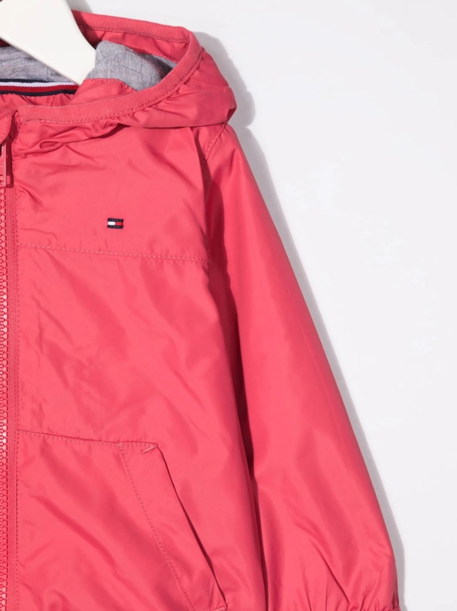 Bomber jacket Tommy Hilfiger roz din polyester - Img 3