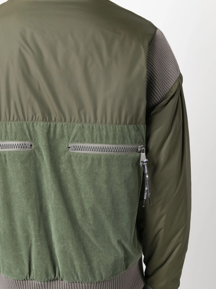 Bomber jacket Vivienne Westwood verde din poliamida - Img 5