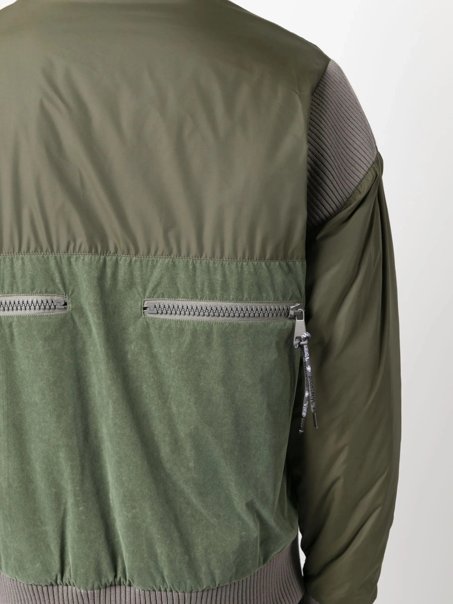 Bomber jacket Vivienne Westwood verde din poliamida - Img 5