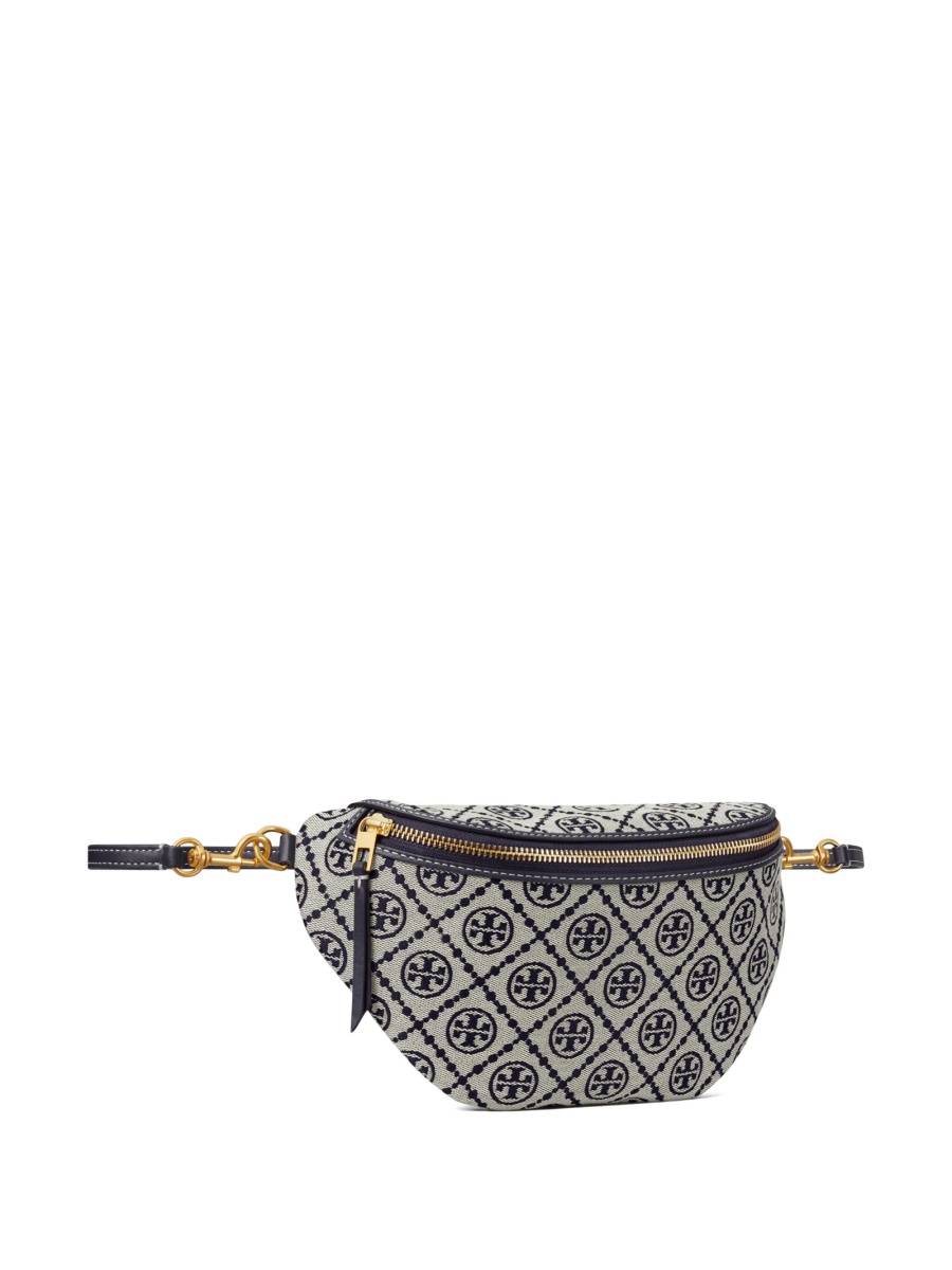 Borseta Tory Burch albastra din bumbac si polyester - Img 5