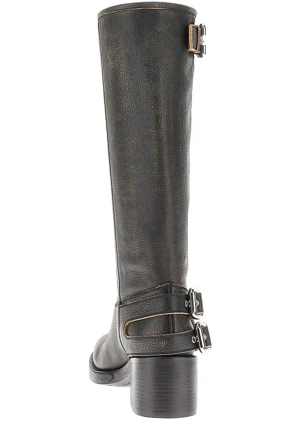 Botine Chloe negre din piele 'Dakota' - Img 3