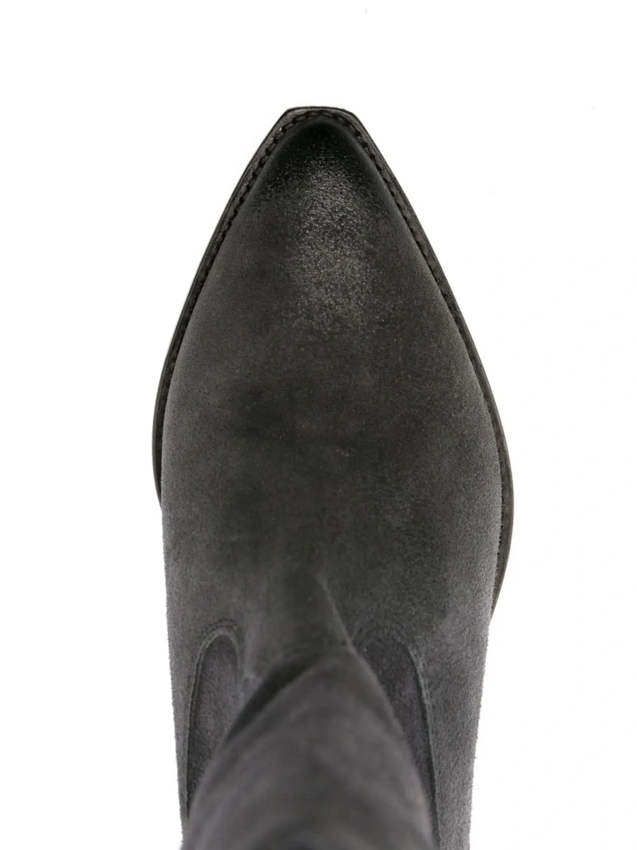 Botine Isabel Marant negre din piele - Img 7