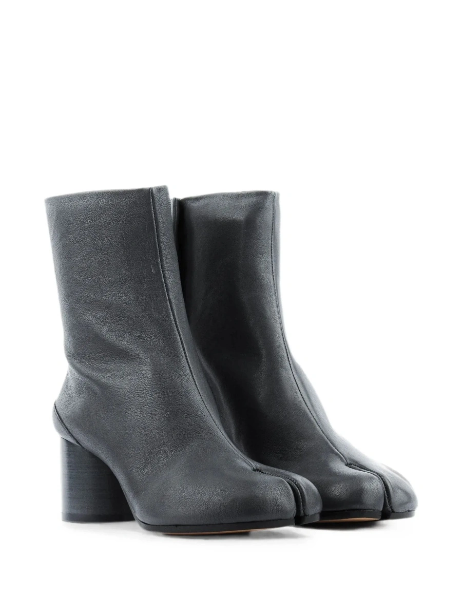 Botine Maison Margiela gri din piele - Img 5