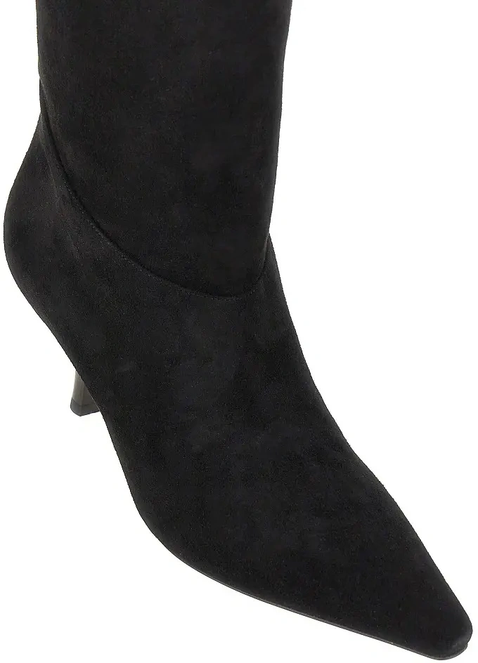 Botine Paris Texas negre din piele intoarsa - Img 2