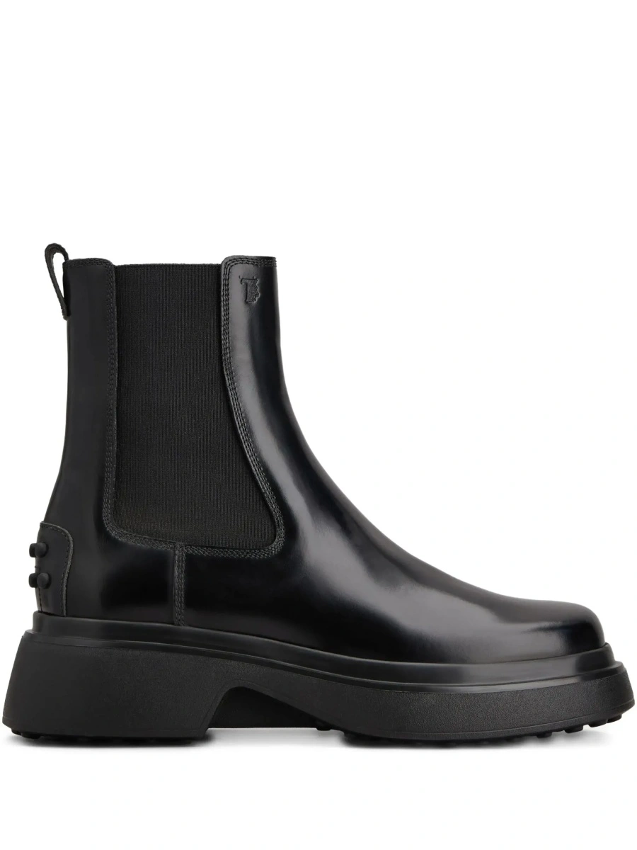 Botine TOD'S negre din piele - Img 9
