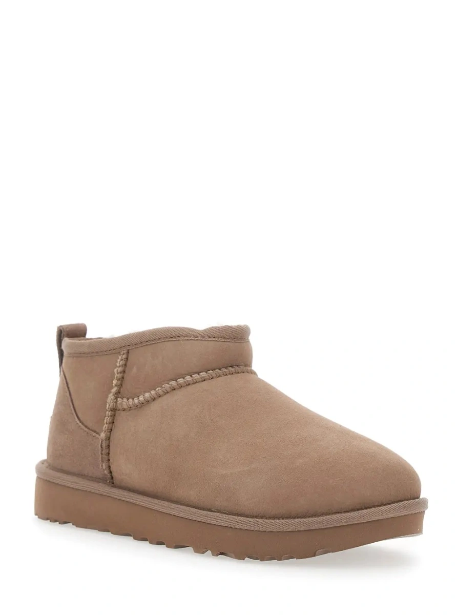 Botine UGG bej din piele intoarsa - Img 2