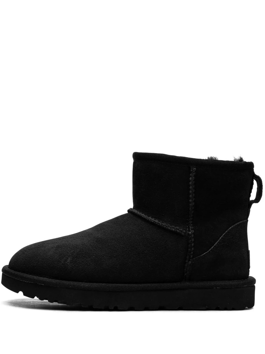 Botine UGG 'Classic Mini' negre din piele intoarsa - Img 9