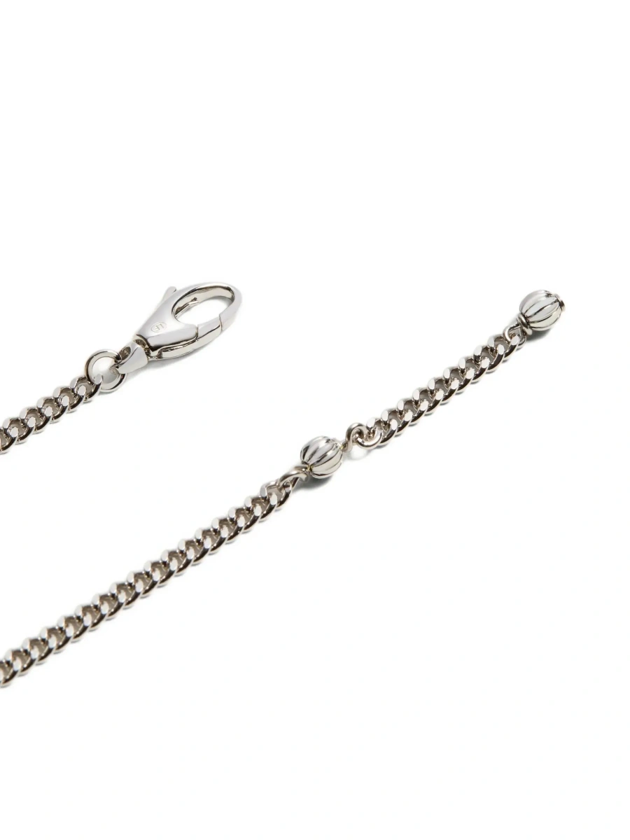 Bratari Metallic Bracelet with Chunky Chain-Link Design and VLogo in Bronze Man - Img 6