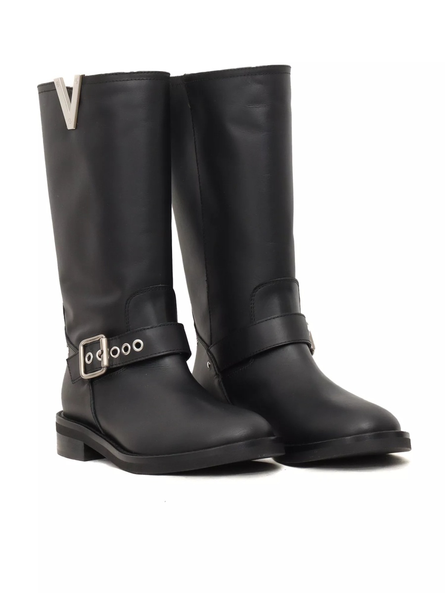 BUCKLES V NICKEL BIKER BOOTS - Img 2