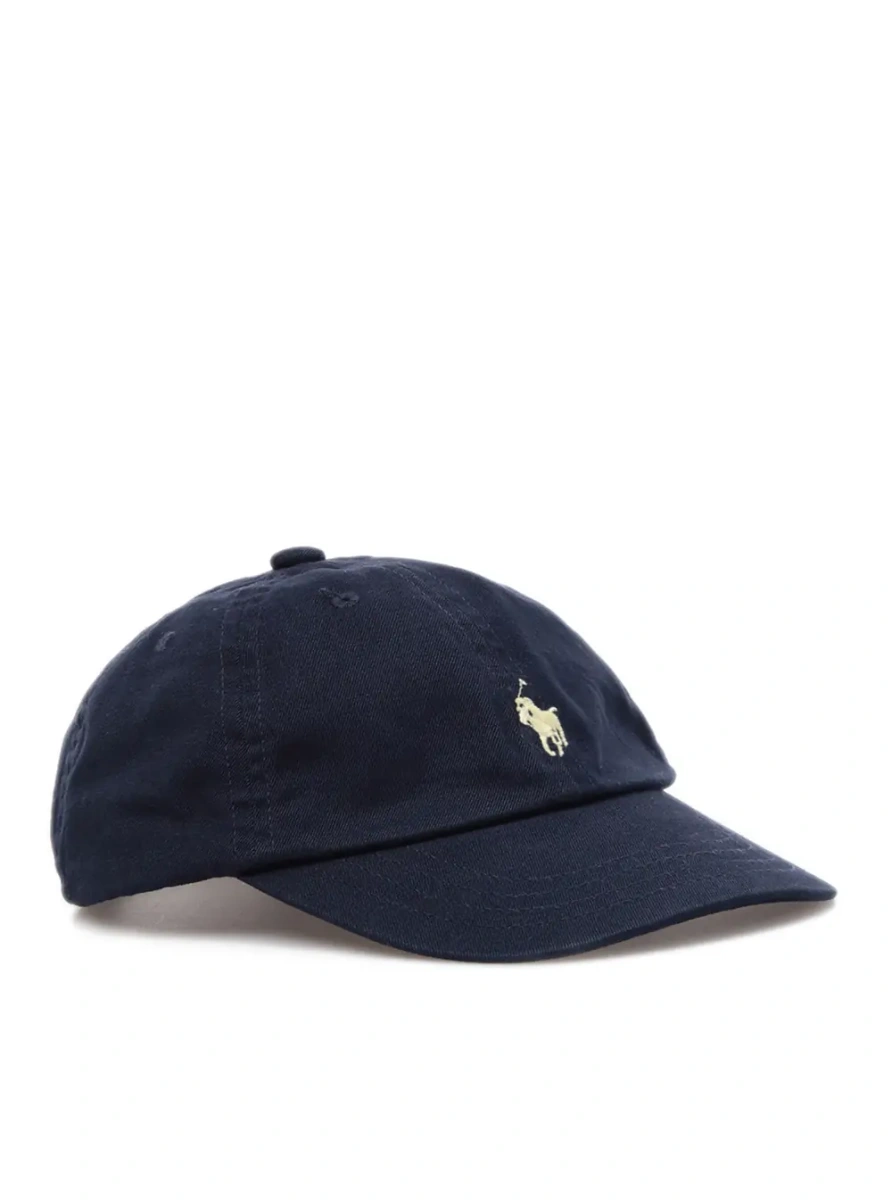 Caciula Blue Cotton Hat with Logo - Img 2