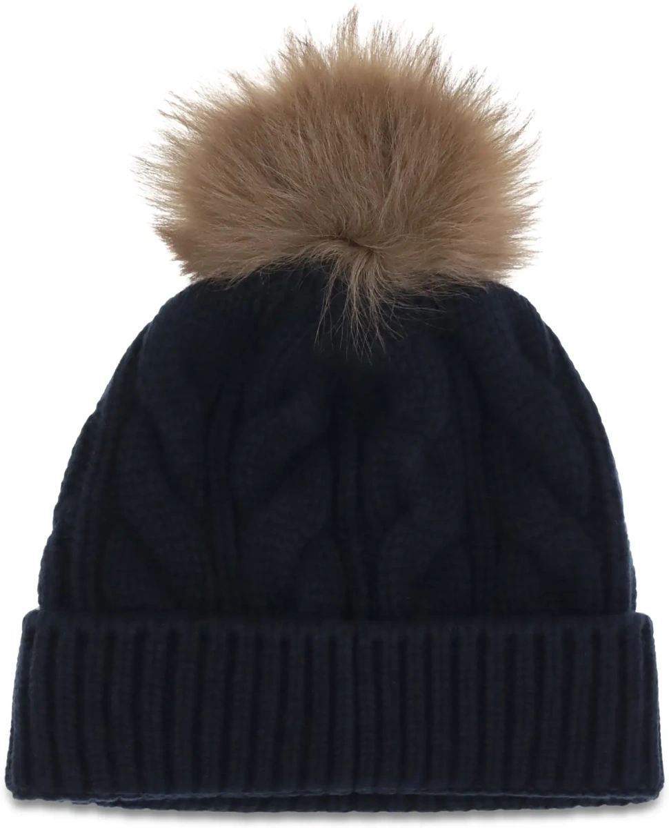 Caciula Pom-Pom wool and cashmere Beanie - Img 2