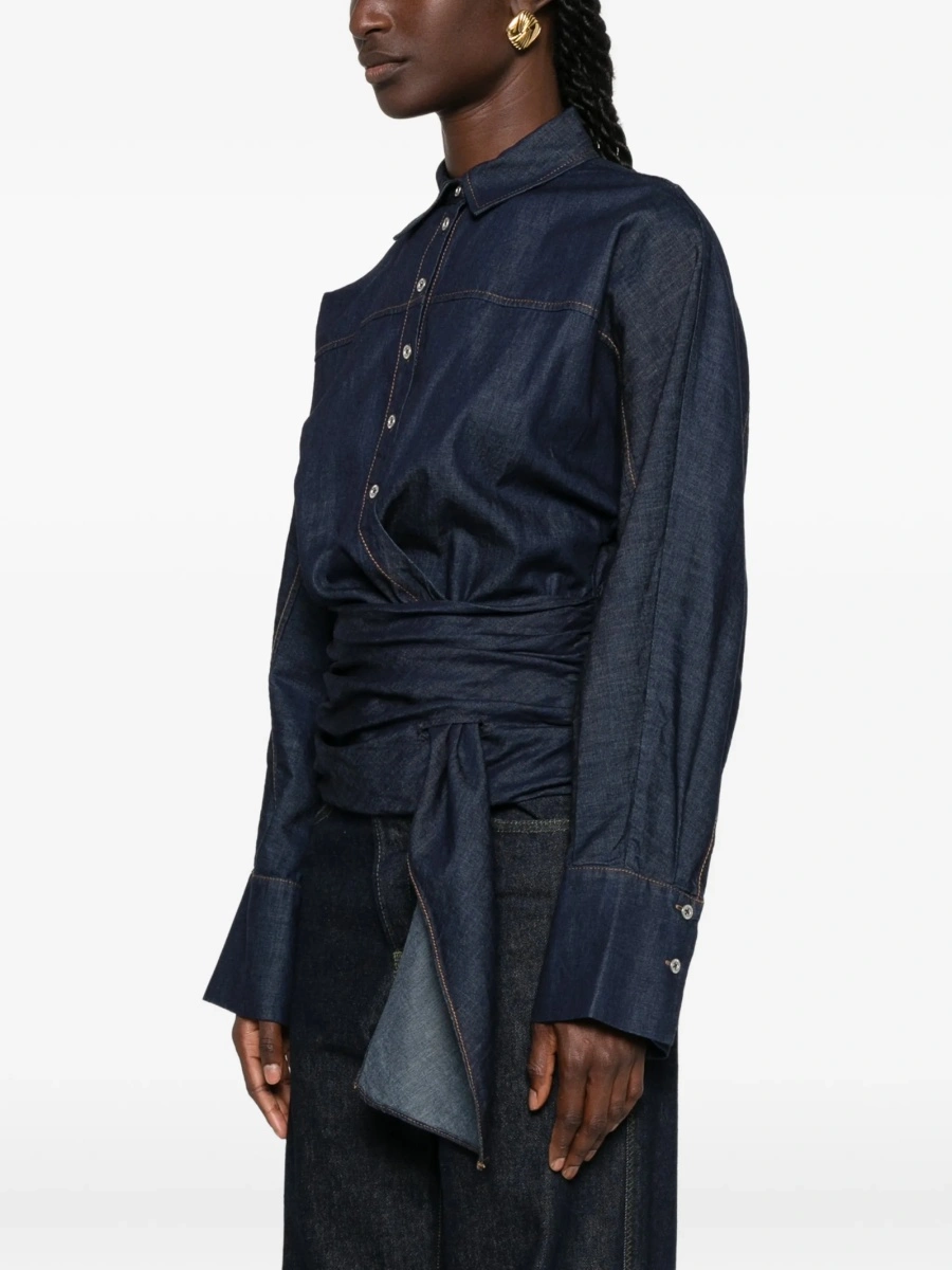 Camasa 7 For All Mankind albastra - Img 3