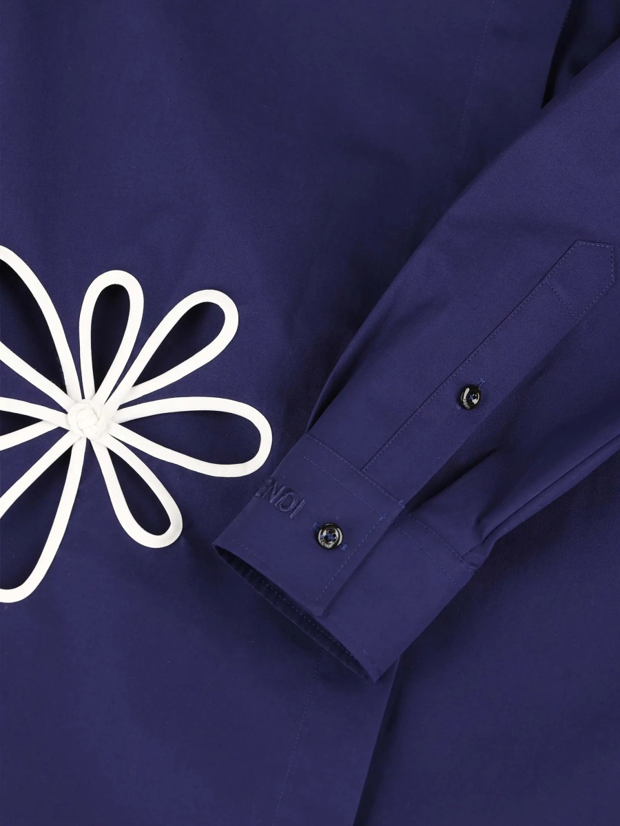 Camasa casual Ajour motif Shirt - Img 6