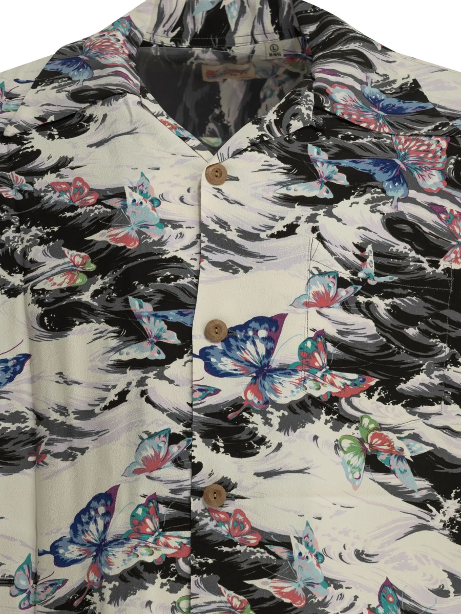Camasa casual "Butterfly Splash" Casual Shirt - Img 3