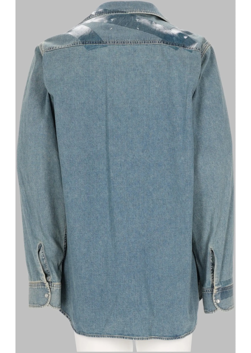 Camasa casual Camicia In Denim Taped - Img 2