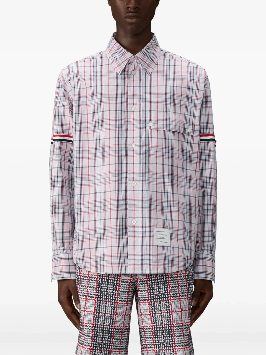 Camasa casual Check Shirt with tartan pattern - Img 6
