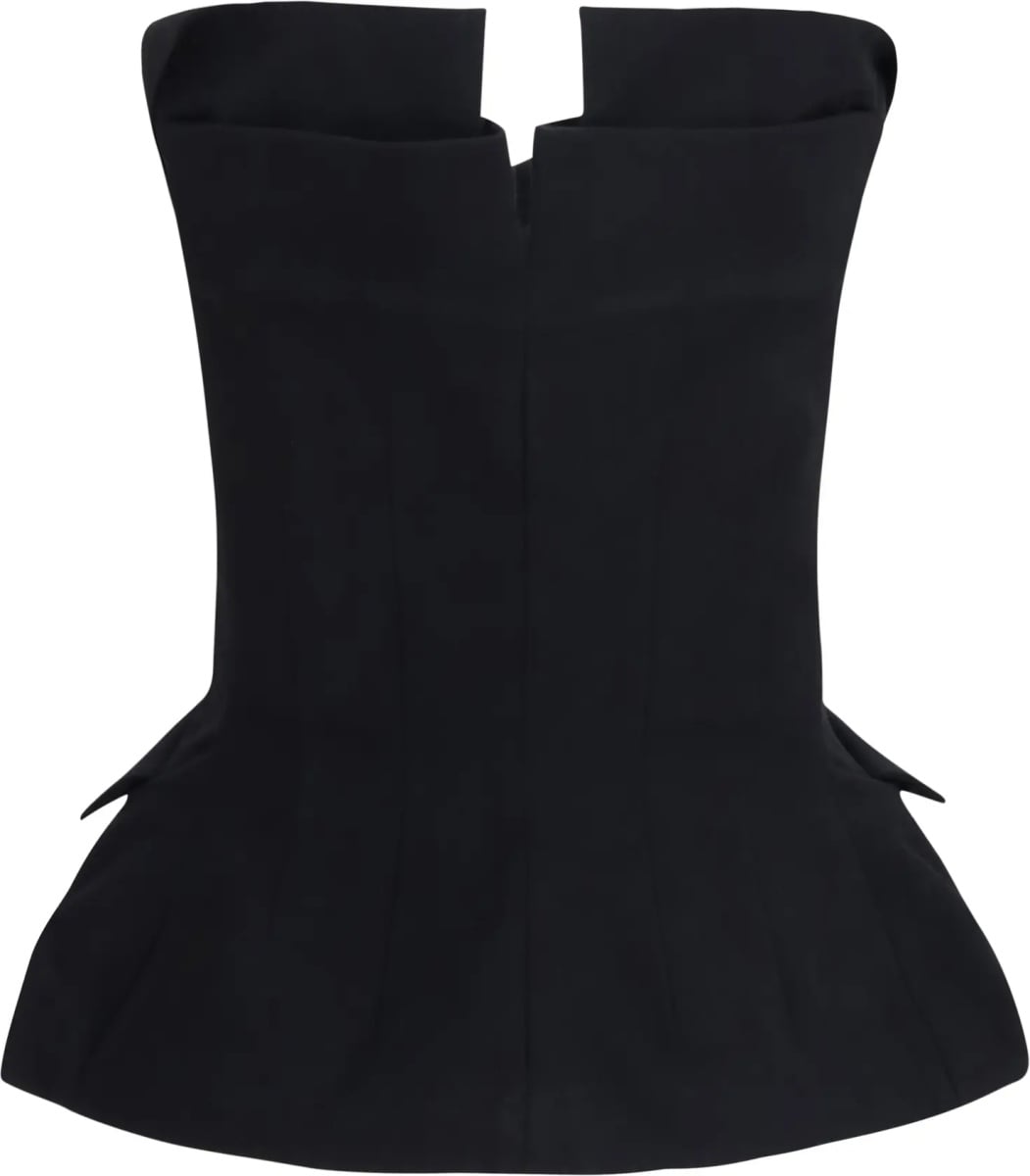Camasa casual Cotton bustier corset Top - Img 2