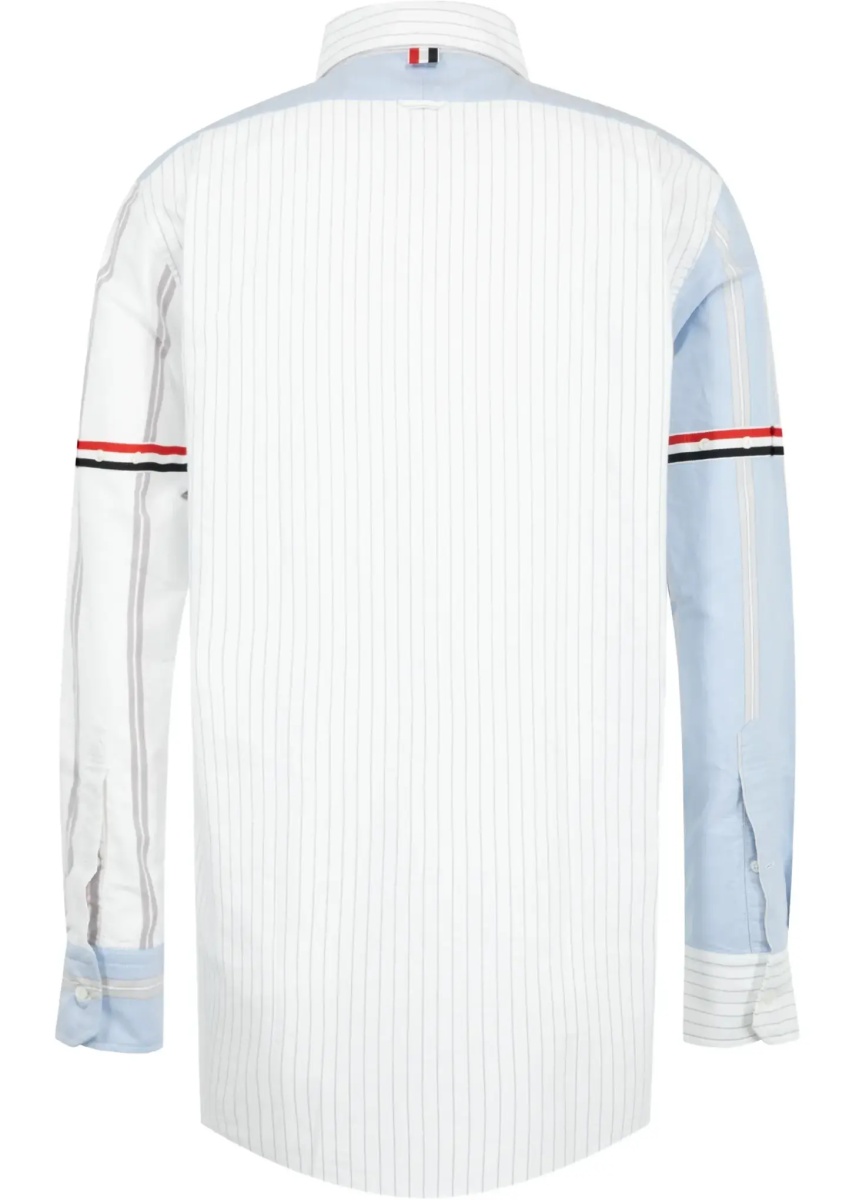 Camasa casual Funmix Striped Oxford Shirt - Img 4