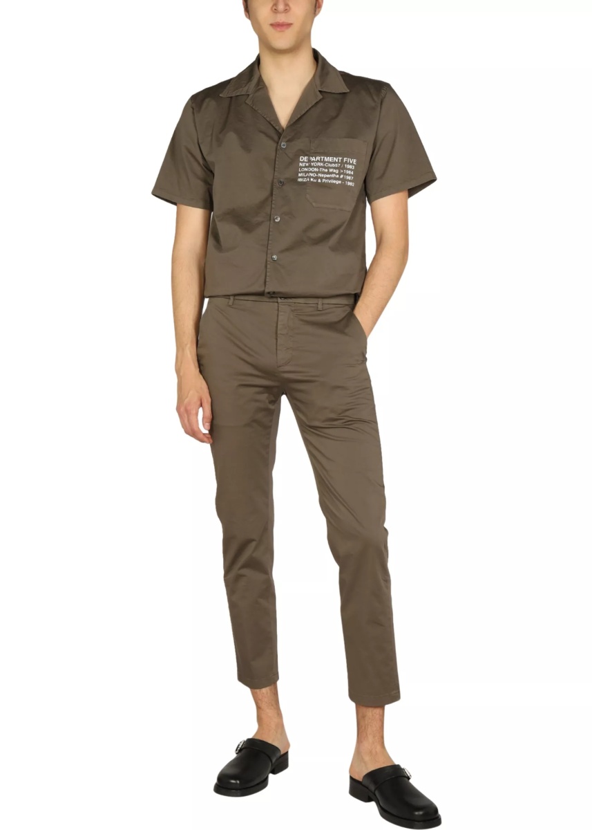 Camasa casual Hawaiian Logo Print Shirt - Img 2