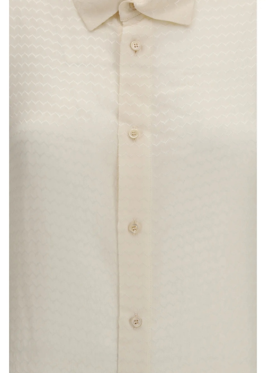 Camasa casual Jacquard silk Shirt - Img 3