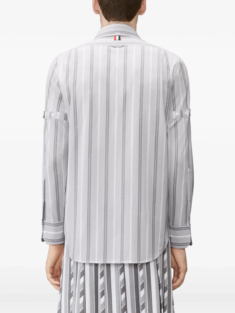 Camasa casual Madras striped armband Shirt - Img 7