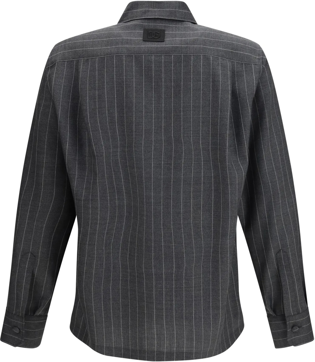 Camasa casual Pinstripe wool Shirt - Img 2