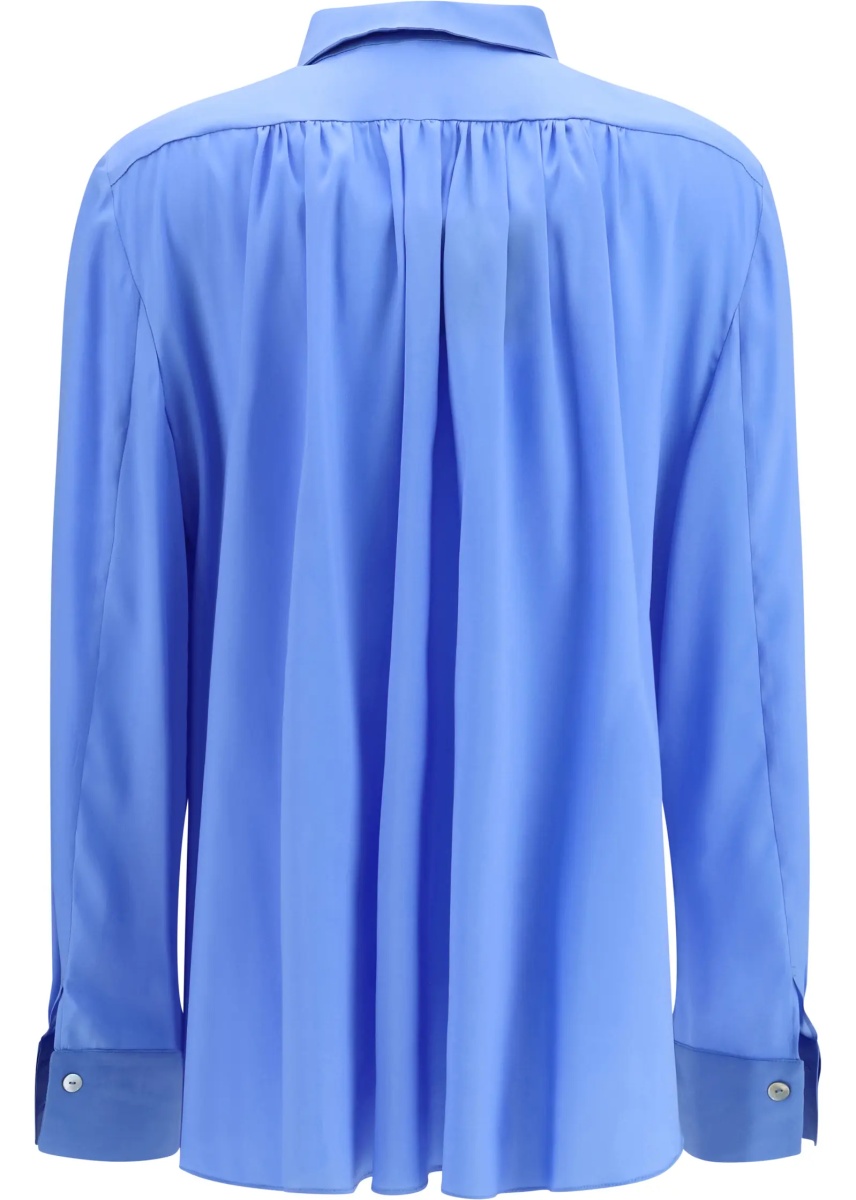 Camasa casual Silk Shirt with back gathering - Img 2