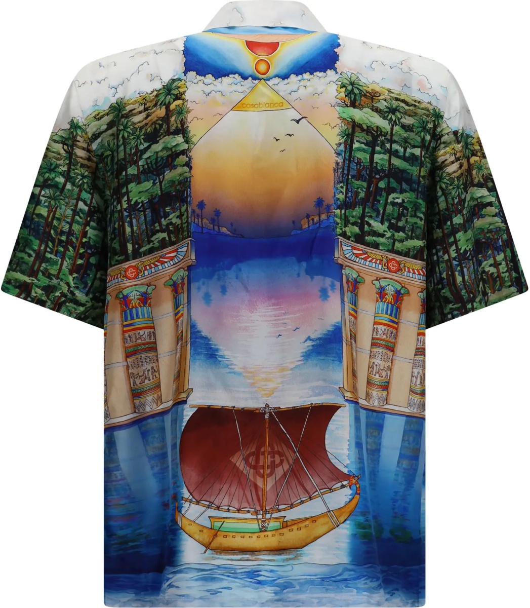 Camasa casual Trompe L’Oeil printed Shirt - Img 2