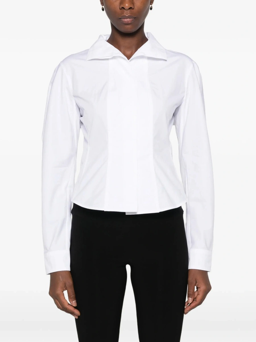 Camasa casual Tulipe cotton-poplin Shirt - Img 3