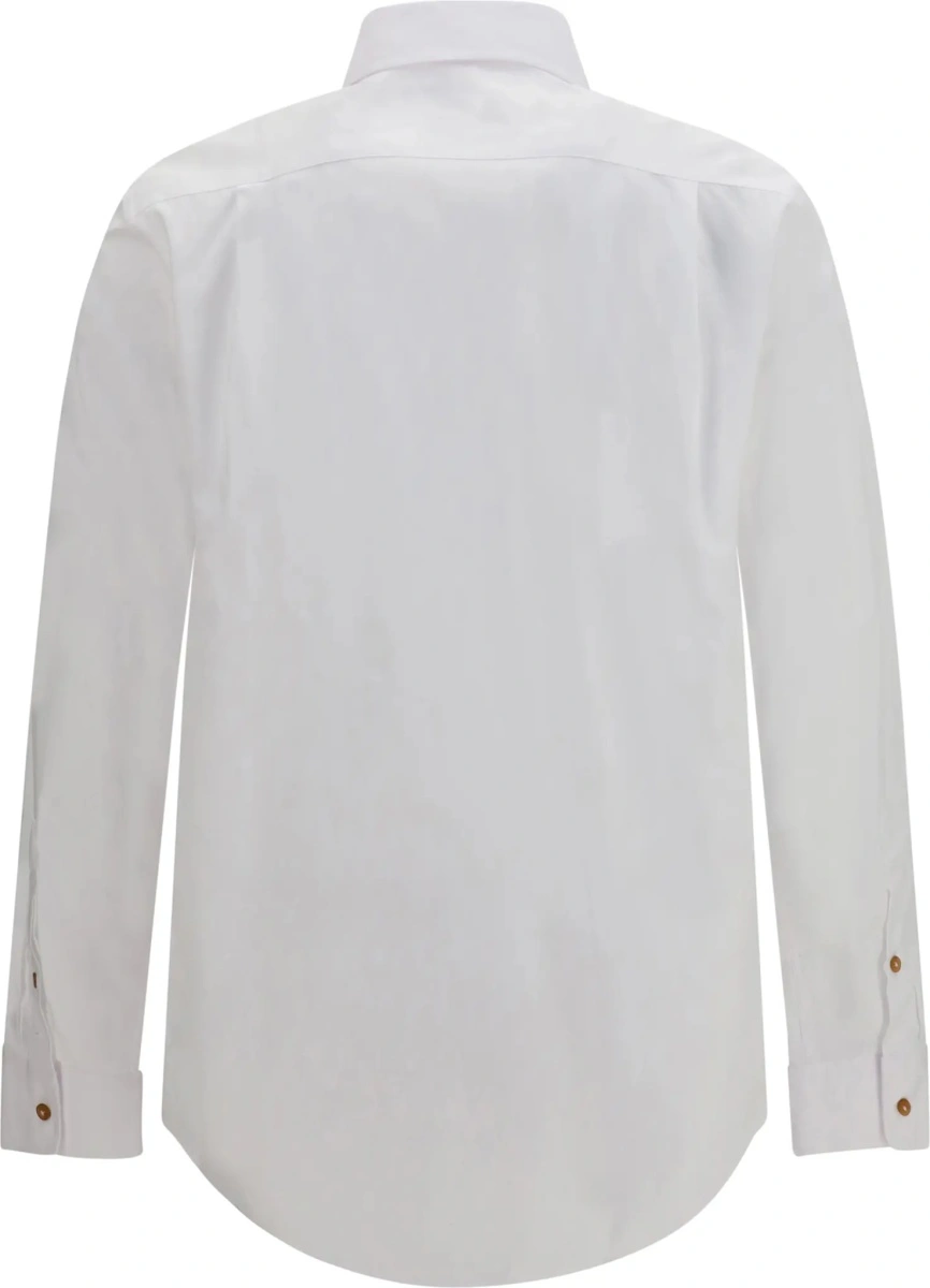 Camasa casual Vivienne Westwood alba din bumbac - Img 2