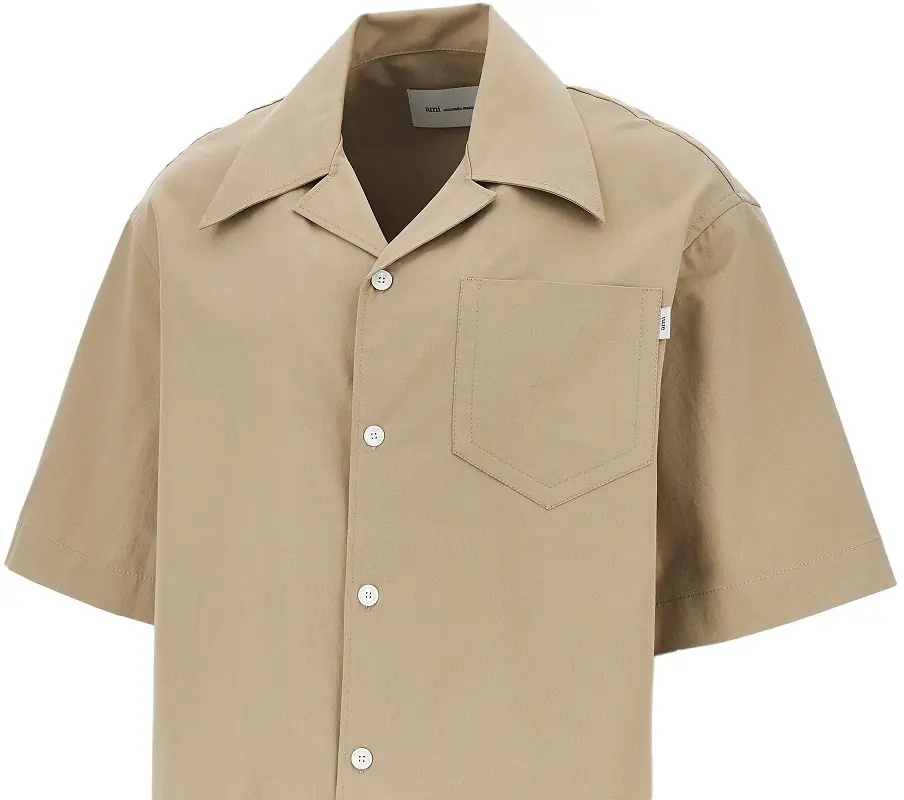 Camasa Cotton gabardine bowling shirt - Img 2
