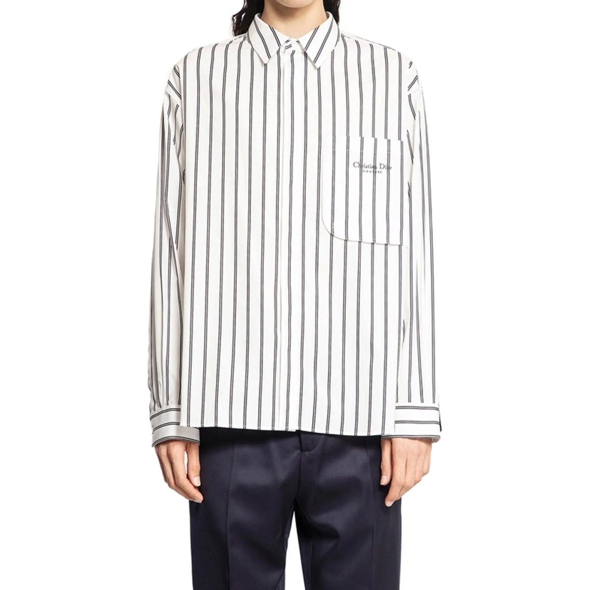 Camasa Dior Cotton Striped Shirt - Img 2