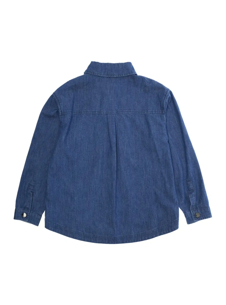 Camasa Fendi albastra din denim - Img 2