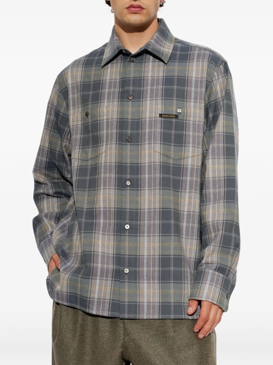 Camasa Golden Goose gri - Img 3