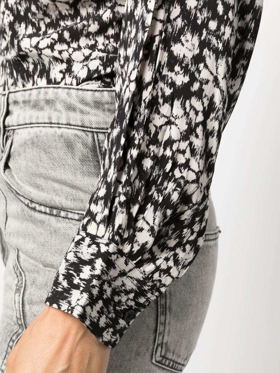 Camasa ISABEL MARANT ETOILE neagra - Img 5
