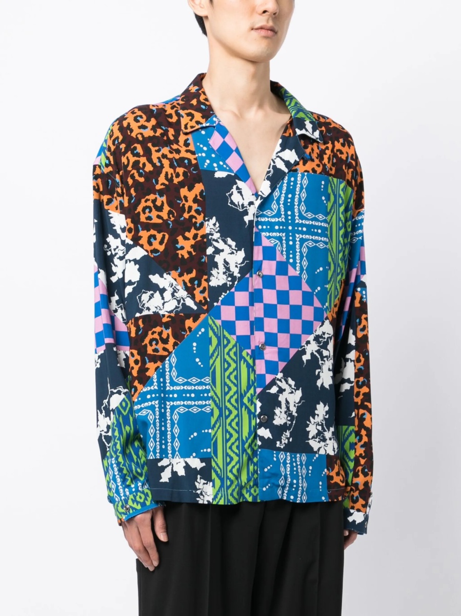 Camasa Marcelo Burlon albastra - Img 3