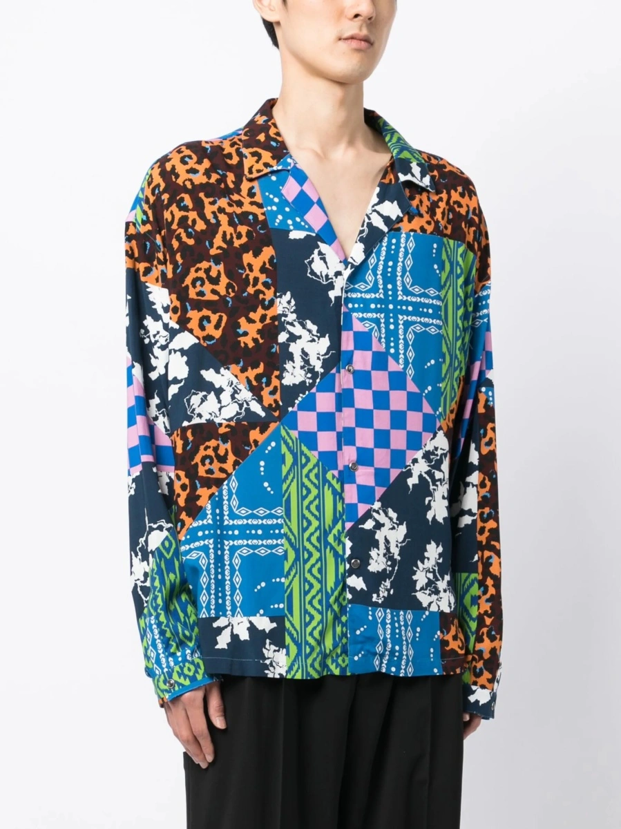 Camasa Marcelo Burlon albastra - Img 3
