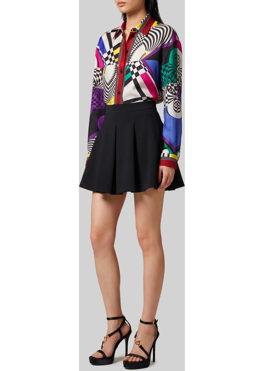 Camasa Printed Silk Twill Shirt - Img 2