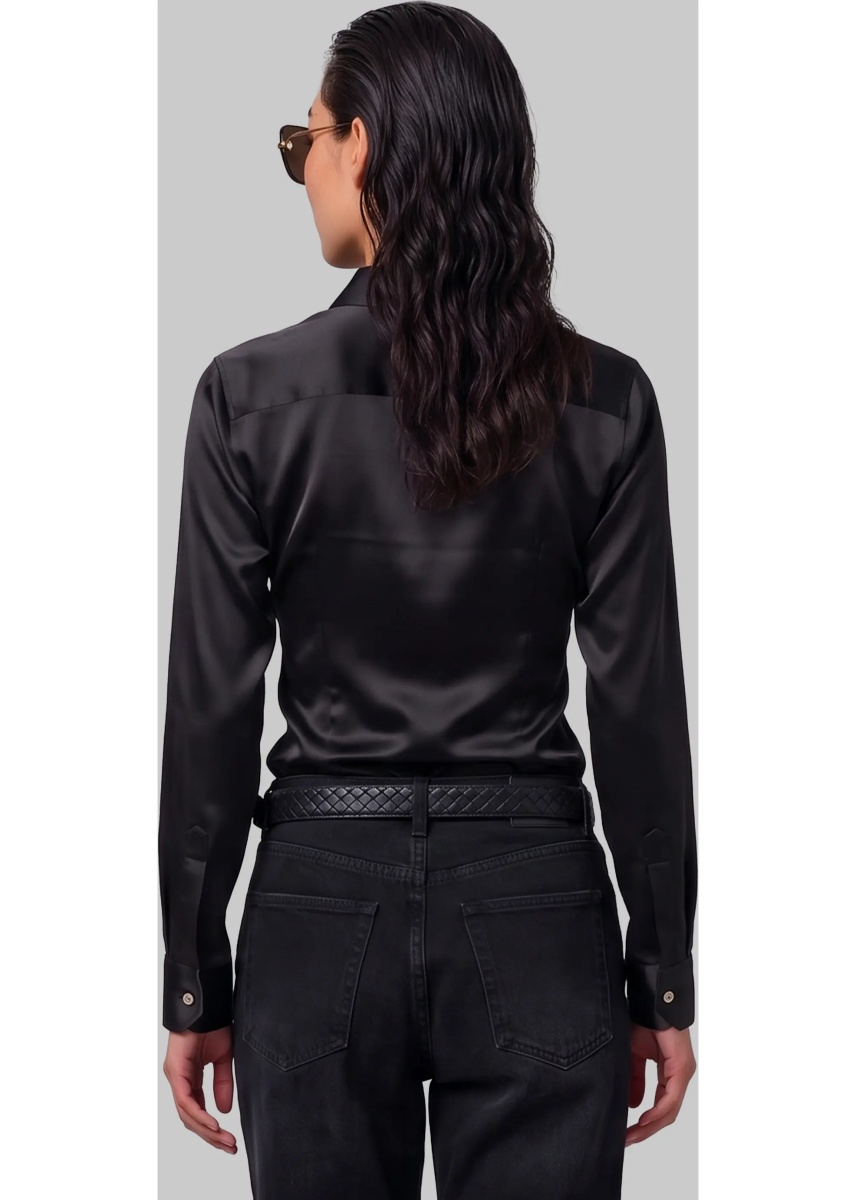 Camasa Stretch Silk Shirt - Img 3