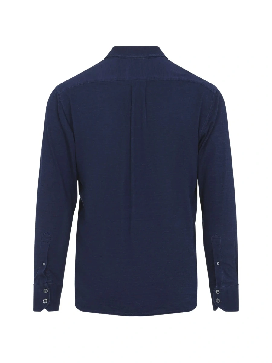 Camasa Tom Ford albastra din bumbac - Img 4