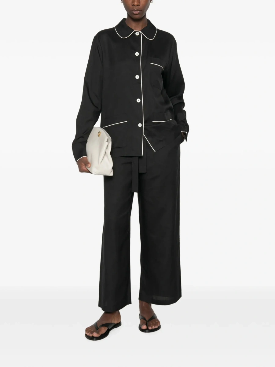 Camasa TOTEME neagra din matase - Img 4