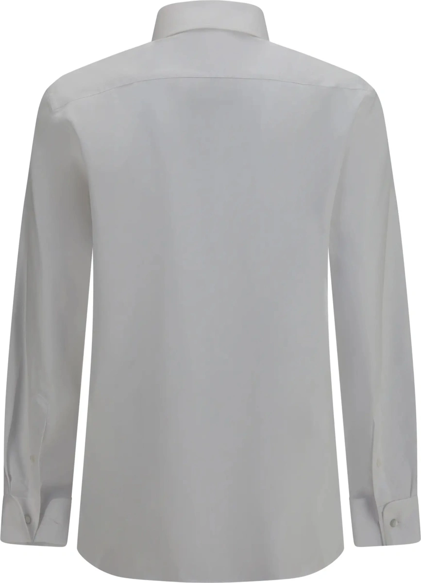 Camasi Shirt in soft cotton with French collar - Img 2
