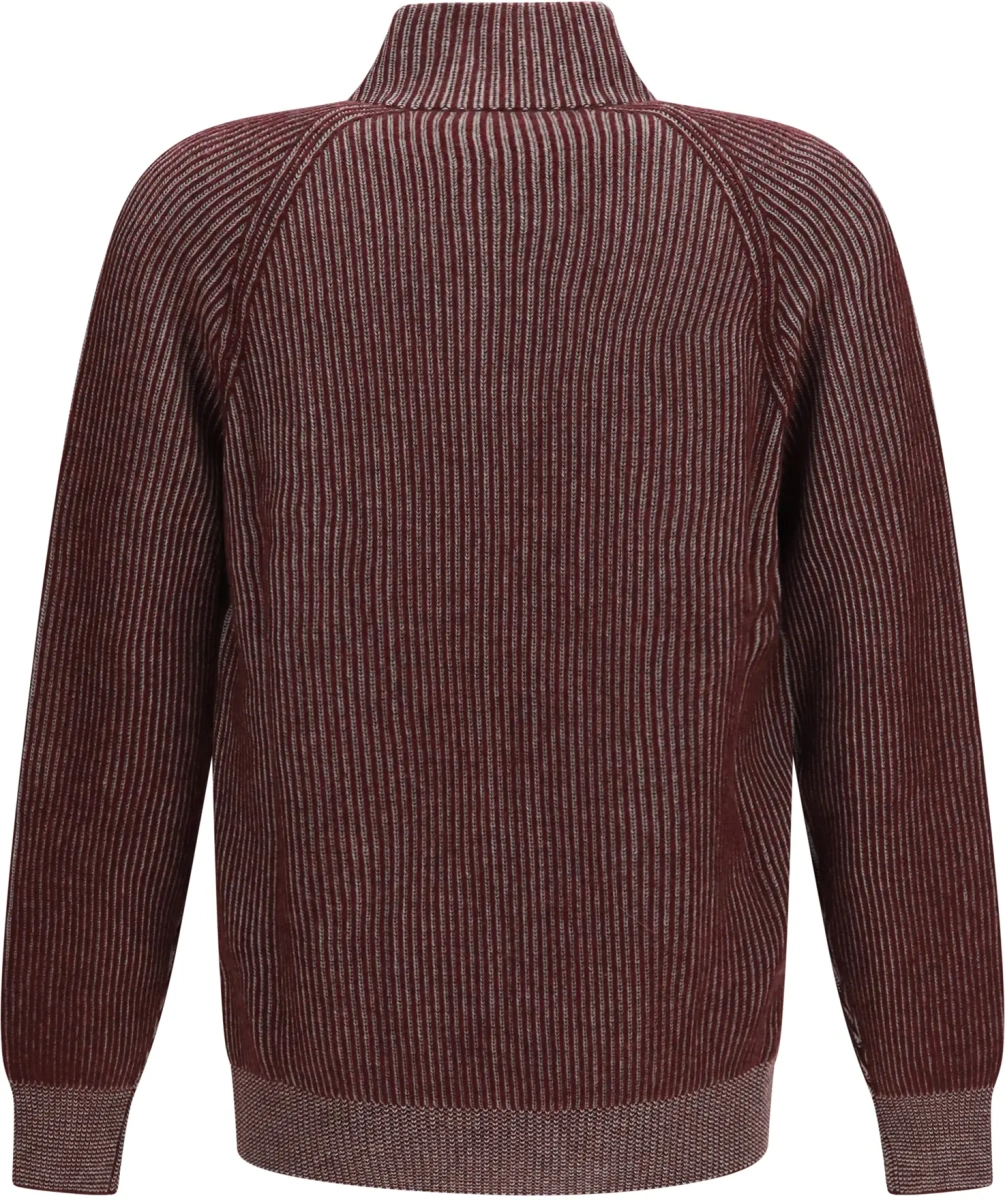 Cardigan Brunello Cucinelli multicolor din casmir - Img 2