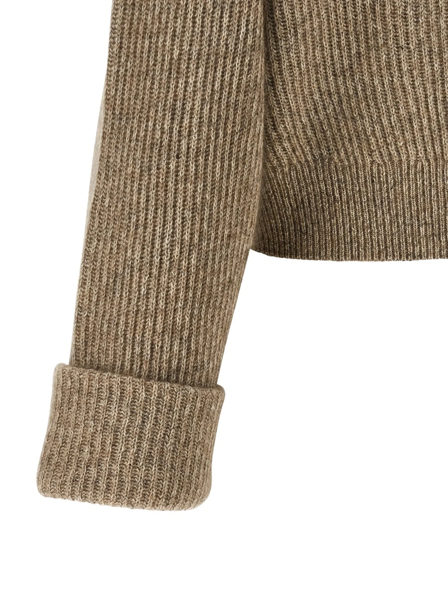 Cardigan Brunello Cucinelli neutru - Img 4